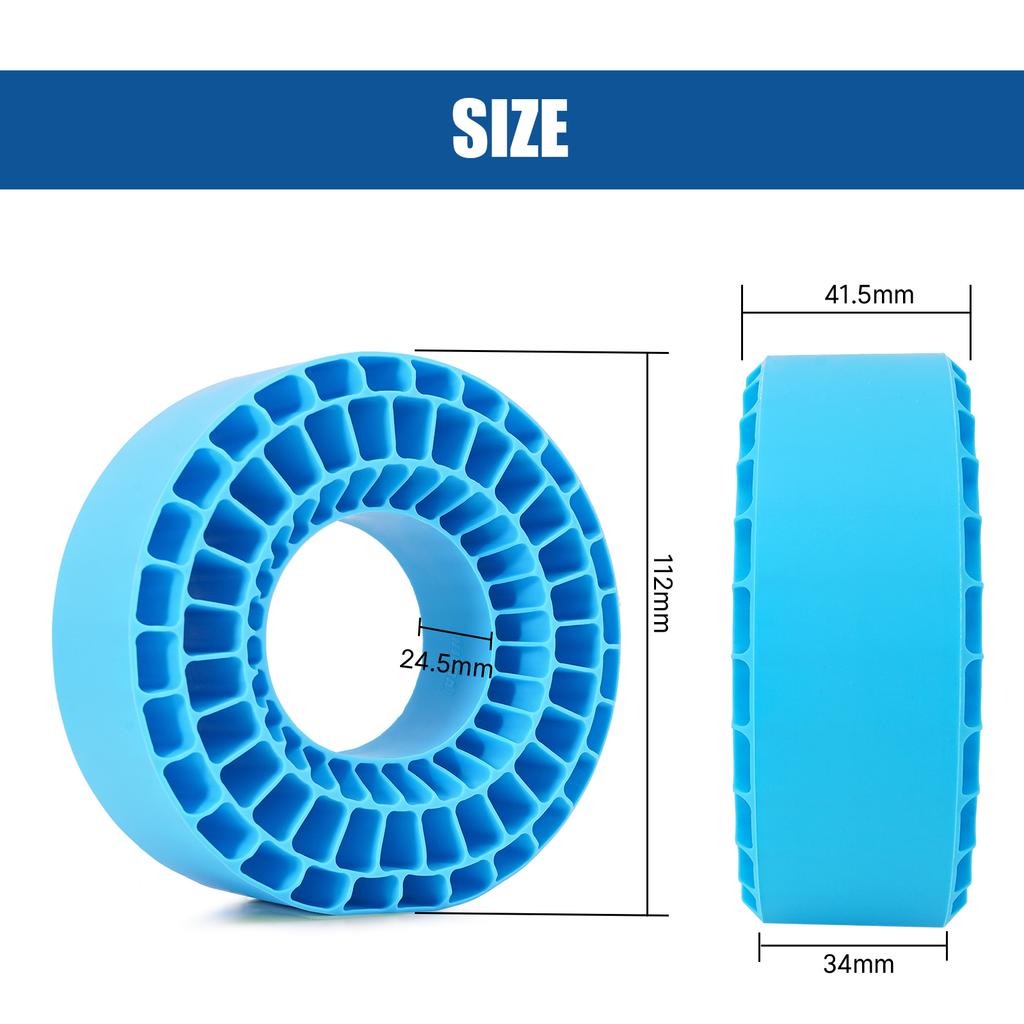 Injora Silicone Rubber Tire Inserts For 1.9" 120–124Mm × 45–48Mm Tires (1908)