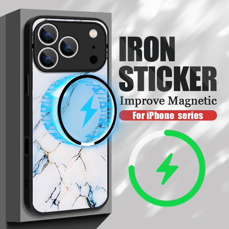 Чехол Sandstone Marble для iPhone 17 Pro Max Чехол iPhone 16 15 14 13 Pro Max 17E Магнитный Для Magsafe Тонкое Кольцо Гибридный TPU+PC Матовая Крышка
