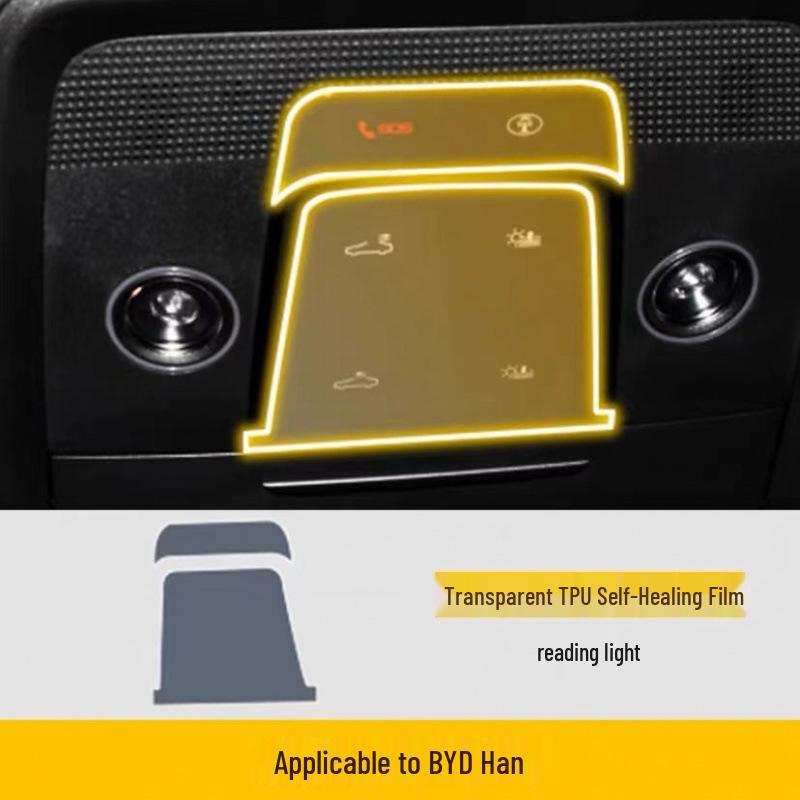 Прозрачная защитная пленка для экрана и наклейка на панель приборов BYD Han DMI EV