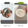 10pcs Round Shape Sink Drain Strainer Hair Filtration Filter Grid Cover  For Home Kitchen