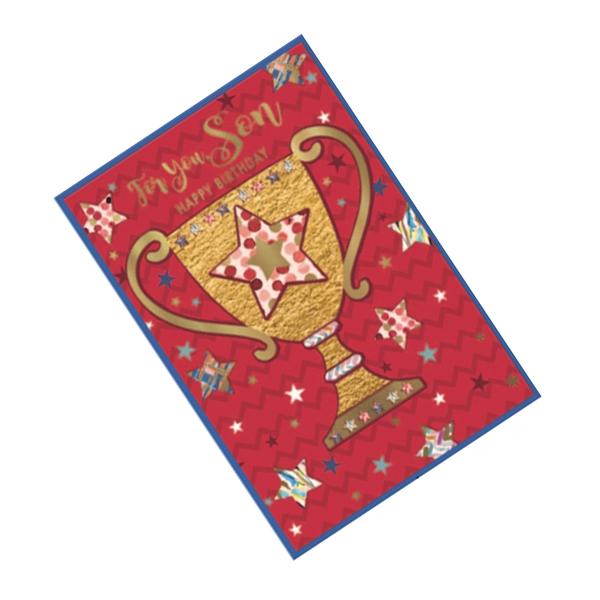 Simon Elvin For You Son Birthday Card (Pack of 6)