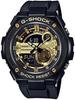 Мужские часы CASIO Черно-золотые G-SHOCK G-STEEL GST-210B-1A9