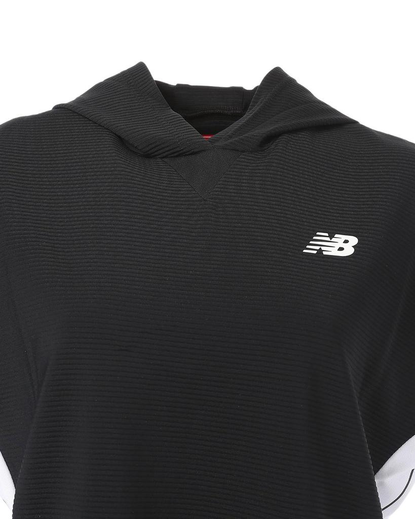 Golf French Sleeve Parka to the 2 [New Balance] Women's (Stretchy/Cool touch) / 012-5164503 010_Black