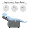 VidaXL Fauteuil Inclinable de Massage Électrique, Chaise de Relaxation avec Dossier et Repose-pied Réglables, Siège de Salon 3206773