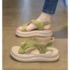 Roman Sandals Women's Summer Wear 2025 New Comfortable Skirt Casual Versatile Platform Sports Beach Shoes