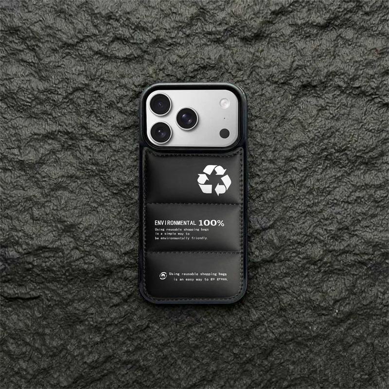 Экологичный чехол-накладка из переработанных материалов для iPhone 14/13, 12/11 и Apple Promax 17/16/15.