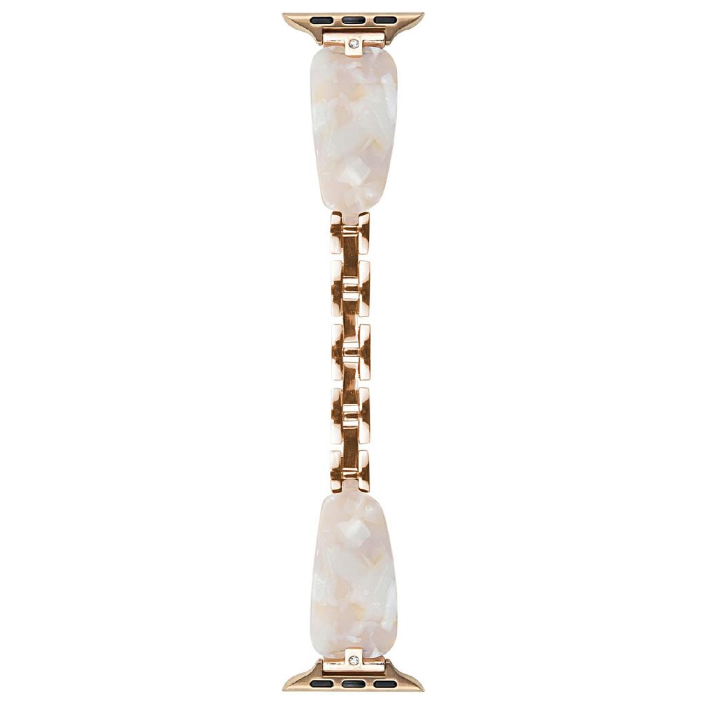 Ремешок для Apple Watch Series 10 Ultra 9 8 7 SE 6 5 4 3 2 1 46 мм 49 мм 45 мм 44 мм 42 мм, украшенный стразами, из смолы и металла.