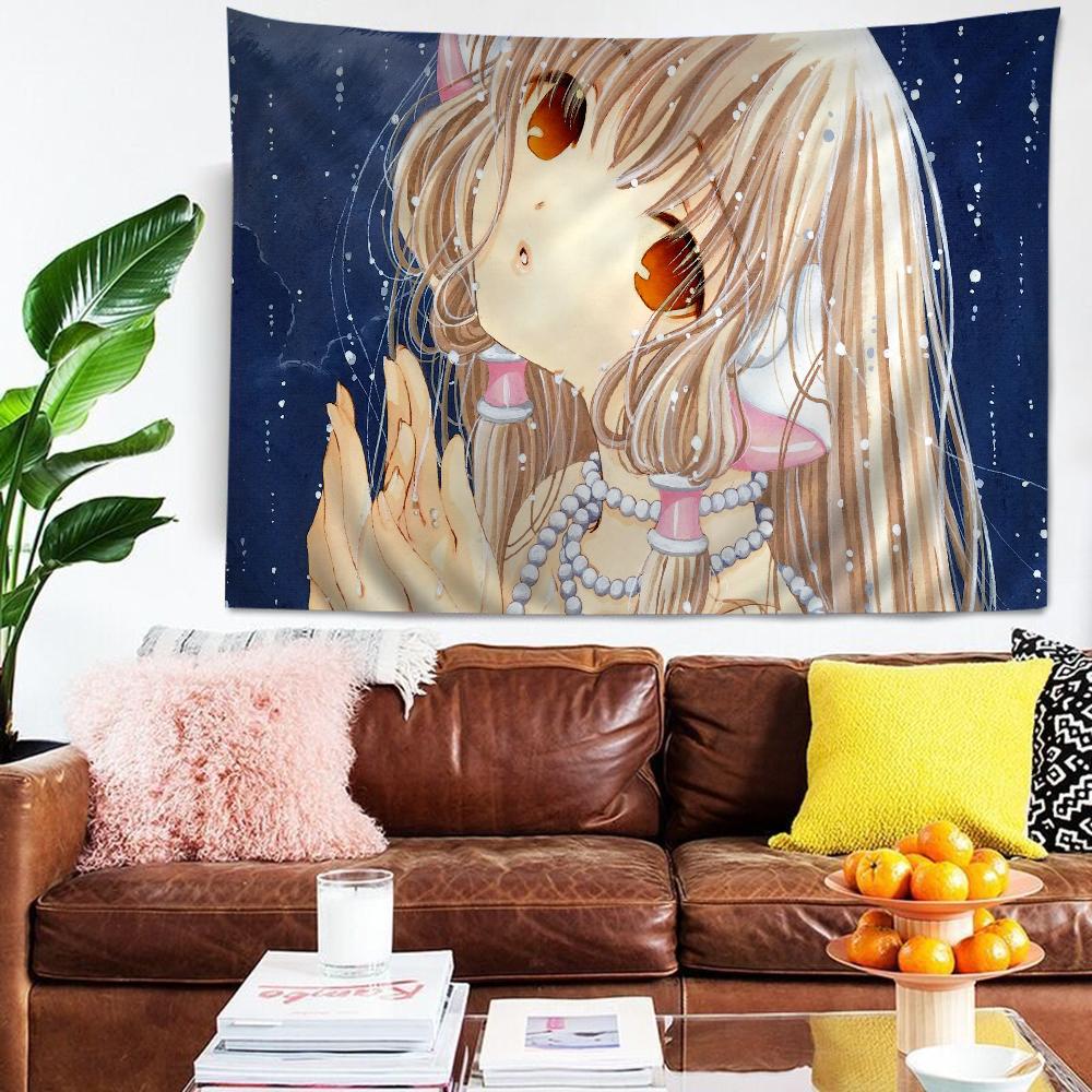 Chobits Цветные Настенные Гобелены Бохо Настенные Гобелены Мандала Настенные Полотна