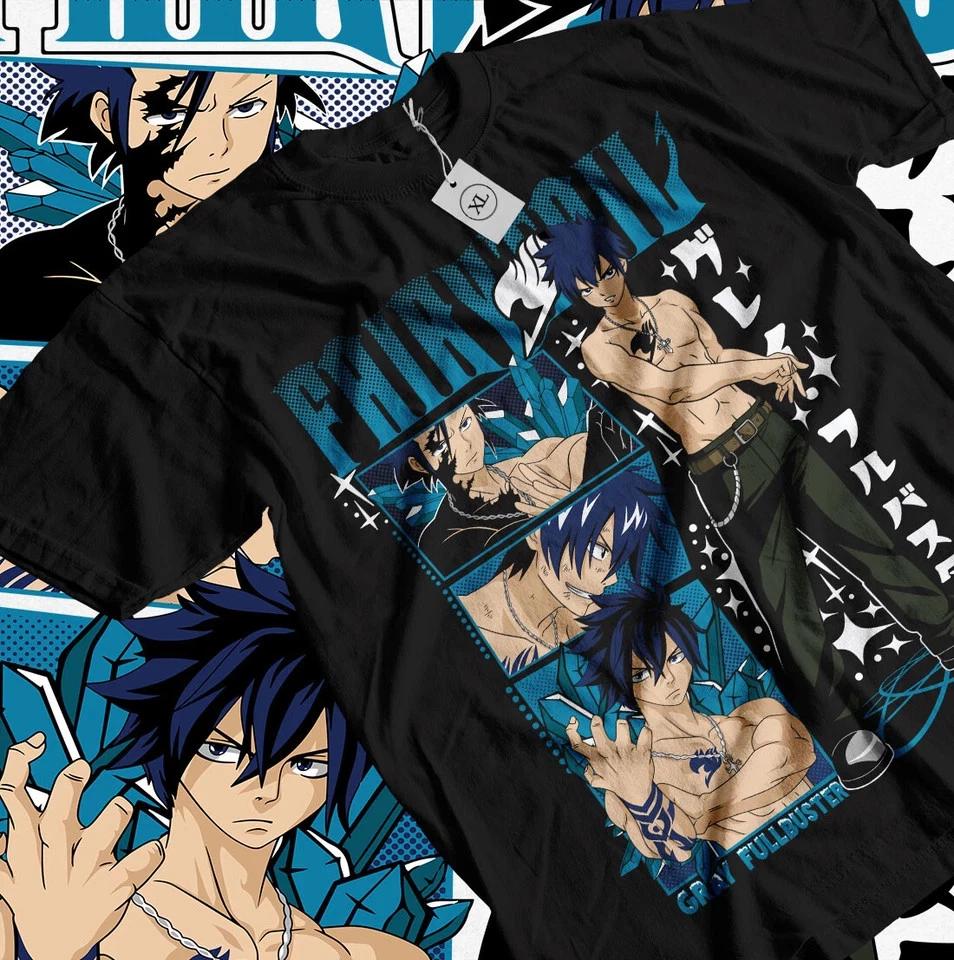 Gray Fullbuster Natsu Tshirt Fairy Tail Dragneel Girl GuildHappy Gift Shirt
