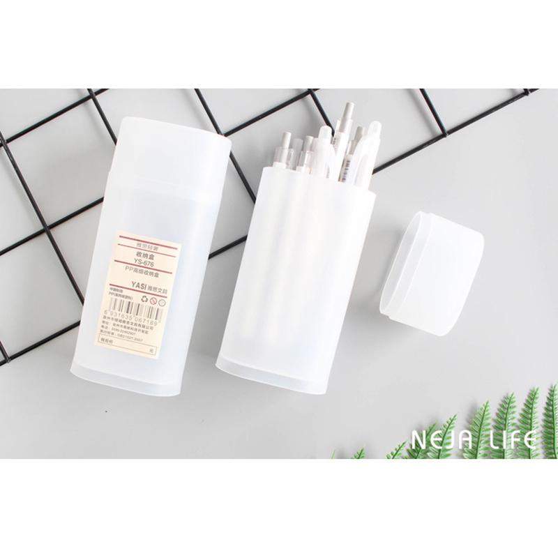 Прозрачный пенал, пластиковый простой канцелярский однотонный студенческий пенал