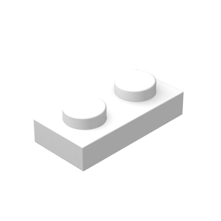 MOC 3023 High-Tech 1x2 Normal Board Accessory Set 20PCS Brick Building Blocks Gift DIY Educational Toys Children Assemblage Toy