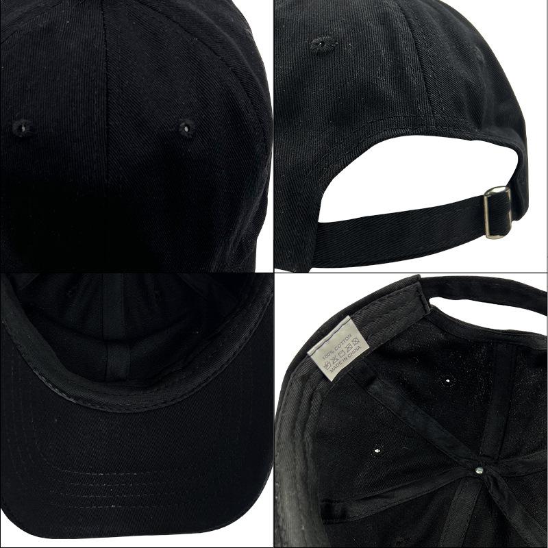 Women's Cotton Soft Top Baseball Cap Spring and Summer Sunscreen Cap Male Outdoor Solid Color Light Plate Visor