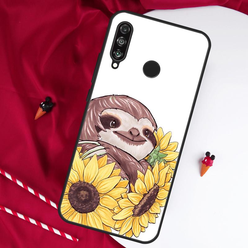 Ленивец Для Huawei Nova 12i 11i 8i 12s 9 10 SE Y90 Y60 Y70 Y72 Y61 Y91 P20 P30 P40 Lite P60 Pro Чехол