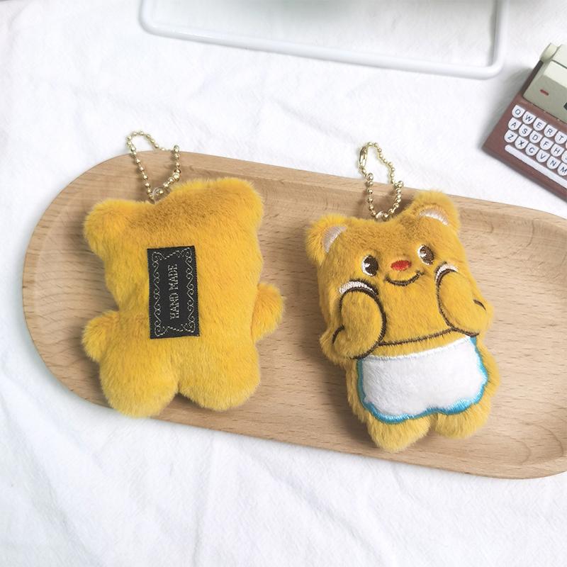 Милая плюшевая кукла-медведь, игрушки, брелок, рюкзак, подвески, украшения, аксессуары, подарки