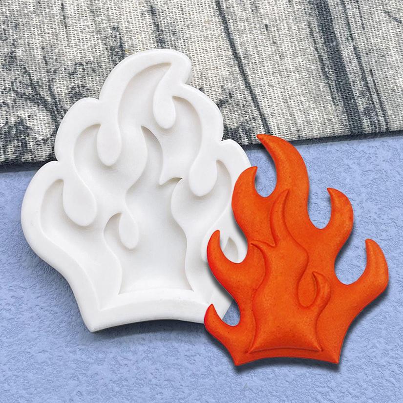 Flame Silicone Cake Baking Mold Sugarcraft Chocolate Cupcake Resin Tools Fondant Decorating Tools
