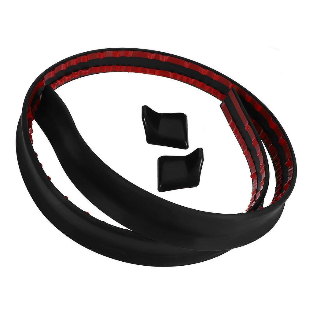 Black Car Spoiler Wing Rear Trunk Wing Decor Easy Installation Sporty Style Enhancement