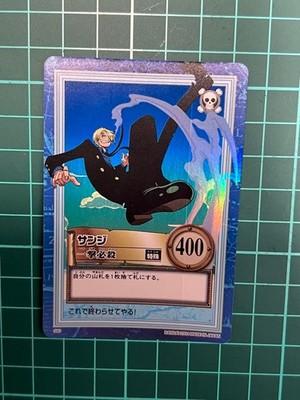 One Piece Санджи Carddass Hyper Battle TCG S60 Голографическая Фольга Винтажная 2000 Япония