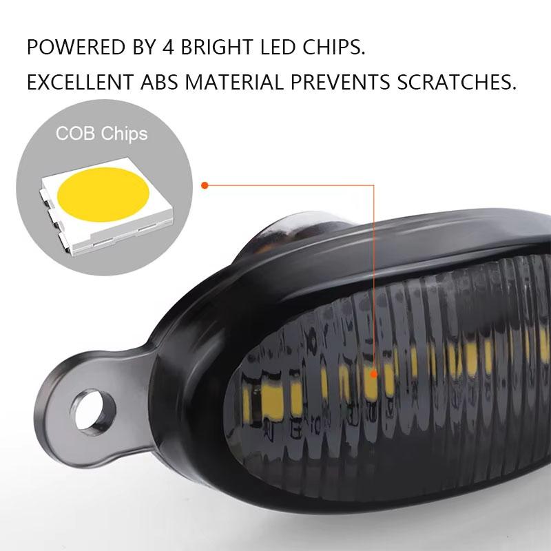 Светодиодная подсветка передней решетки автомобиля, дымчатая, янтарная, белая, универсальная подсветка решетки, освещение, лампа «орлиный глаз» для бездорожья, багажника, внедорожника, Ford, Toyota