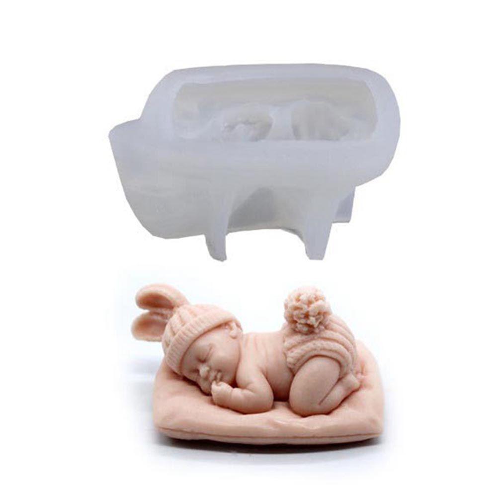 Accessories Sleeping Baby Shape Cute Newborn Mold Sugar Mold Chocolate Mold Baby Silicone Mold