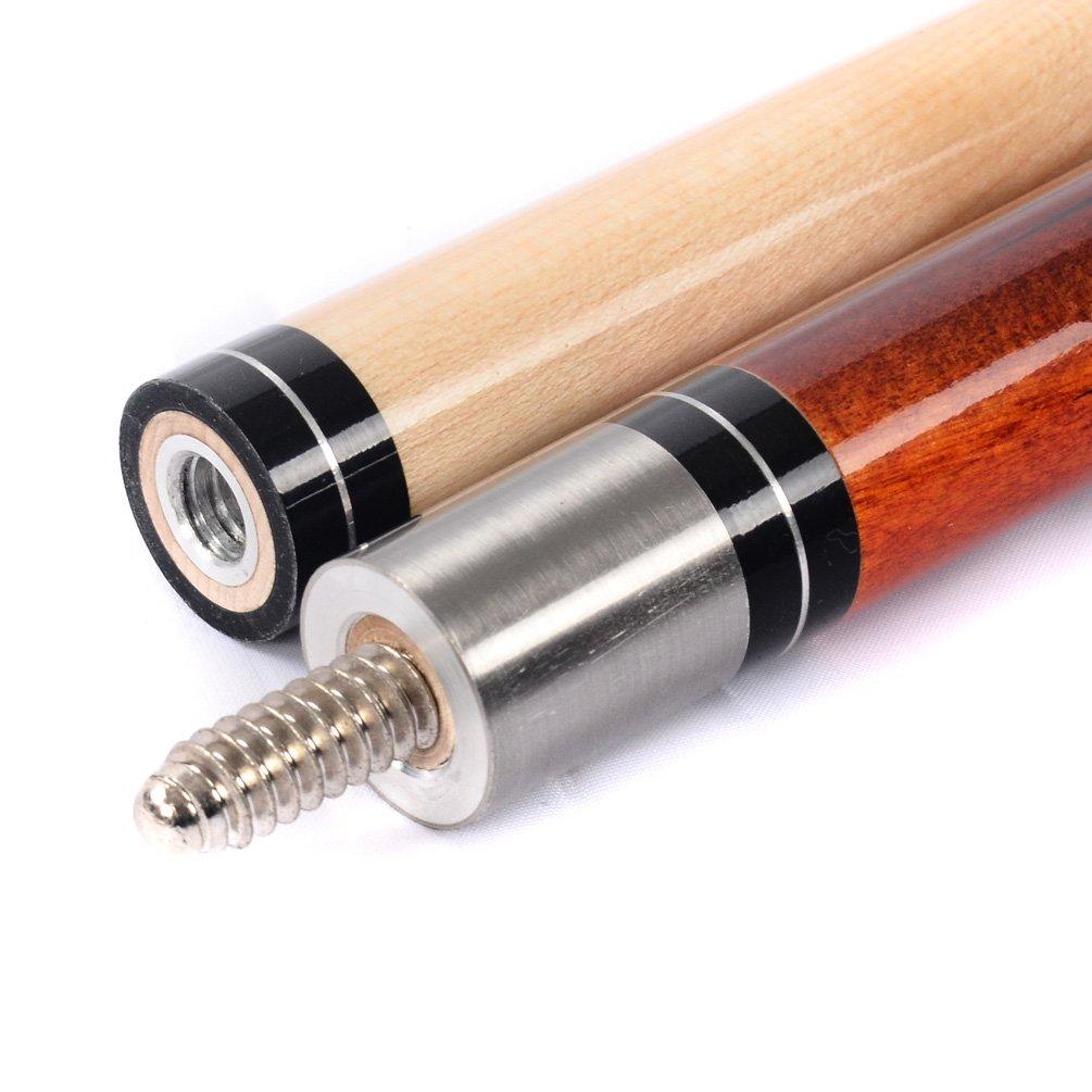 Black Scorpion CUESOUL 2x2 Жесткий Комбо Набор Киев для Пула - Два Кия, Упакованные в Жесткий Кейс для Киев