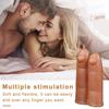 G-spot Finger Sleeve Massager Liquid Silicone Material Finger Sleeve with Bump for Clitoris Breasts Stimulation Adult Couple Sex Toy