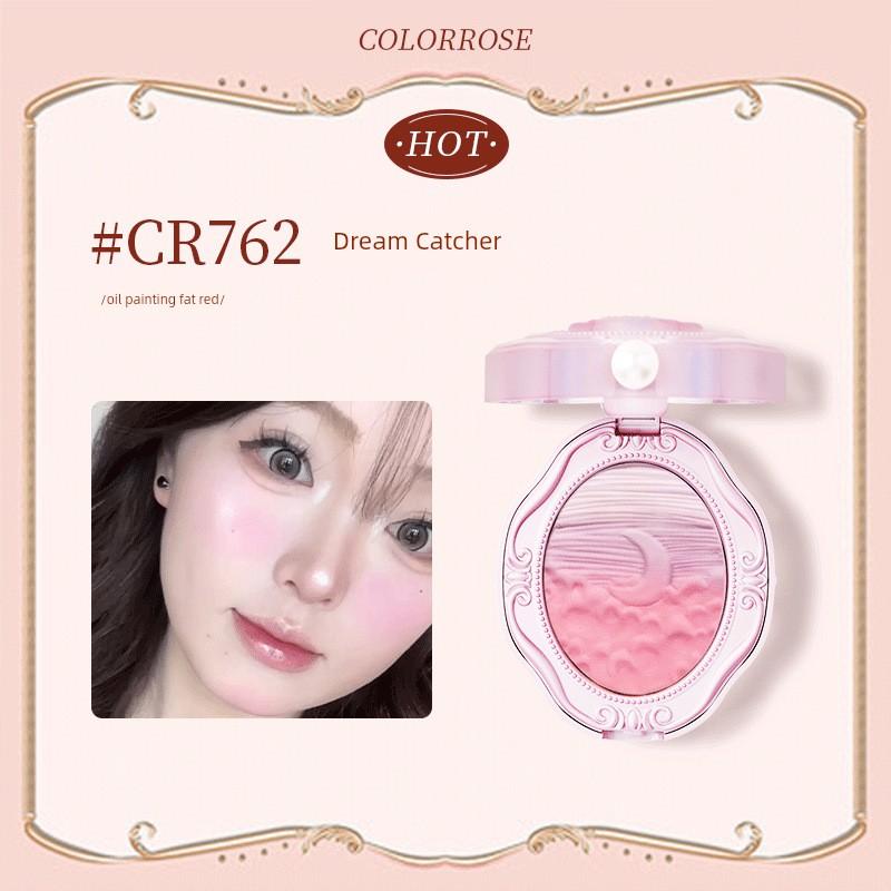 Colorrose Koala Rose Western Antique Gradient Two-Tone Blush Embossed Blush Shimmer Gradient Highlighter