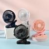 USB Rechargeable Desktop Clip Fan – 4-Inch, Portable for Home, Office, Stroller Use