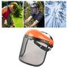 Gardening Protection Forestry Chainsaw Helmet Protective Mask Safety Helmet Mesh Face Shield