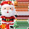 Christmas Foil Balloon Gingerbread Man Santa Claus Xmas Tree Party Decoration Balloon Kid Toys Gift Holiday New Year Party Decor