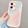Colorful Star Cream Shell for Apple 16/15 Phone Case 14 Anti Drop 13 Creative 12 Advanced 11 New