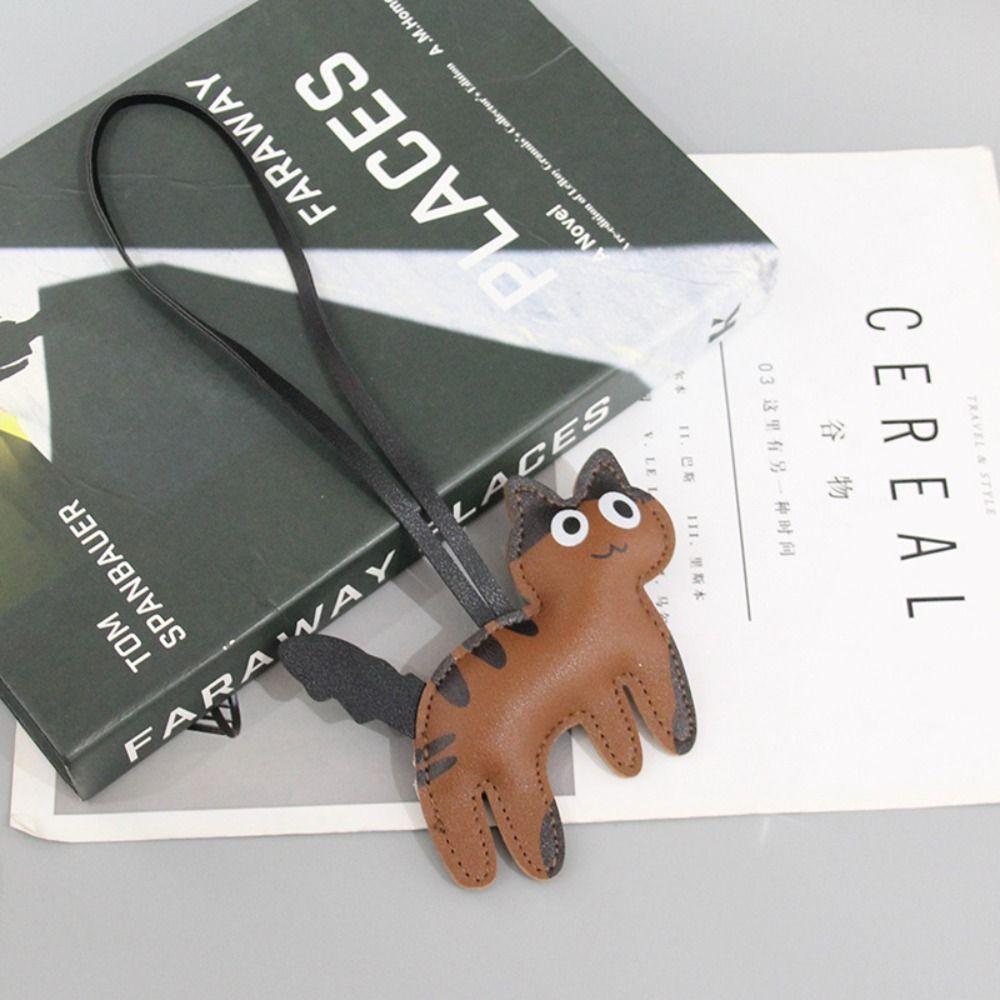 Милый щенок PU кожаный кот вешалка собака сумка кулон милый мультфильм брелок для мужчин