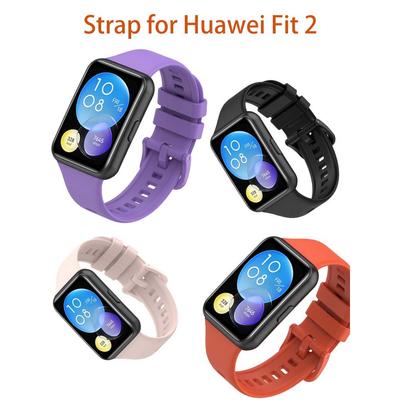 2025 Мягкий силиконовый ремешок для смарт-часов Huawei Fit 2, спортивный ремешок на запястье, ремешок, браслет, сменные аксессуары