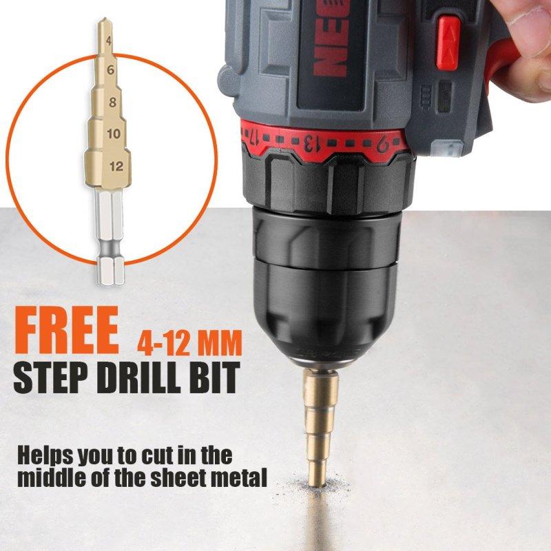 Power Drill Nibbler Metal Sheet Cut Double Head with Wrench Part 360 Degree Adjustable Nibbler Drill Attachment