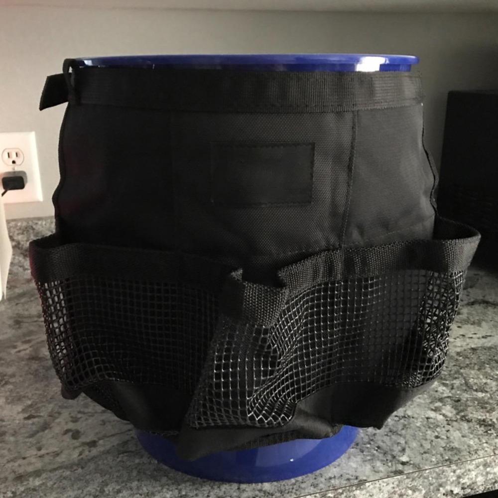 with Mesh Fishing Bucket Organizer Waterproof Bucket Accessories Bag for 5 Gallon Bucket Fishing