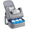 Breast Pump Bag, Breast Feeding Bag with Ice Pack, Fits for S1/S2, Pumping Accessories & Breastmilk Storage, Portable Pump Carrying Case for Work,