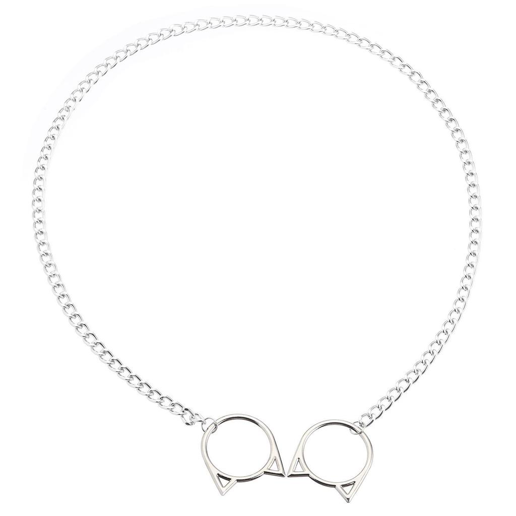 Унисекс панк металлическая цепь Y-образное ожерелье: Ретро, модный, универсальный для пар