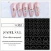 1Pc Airbrush Hollow Nail Art Stickers Love Butterfly Cross Starburst Airbrush Template Nail Stickers