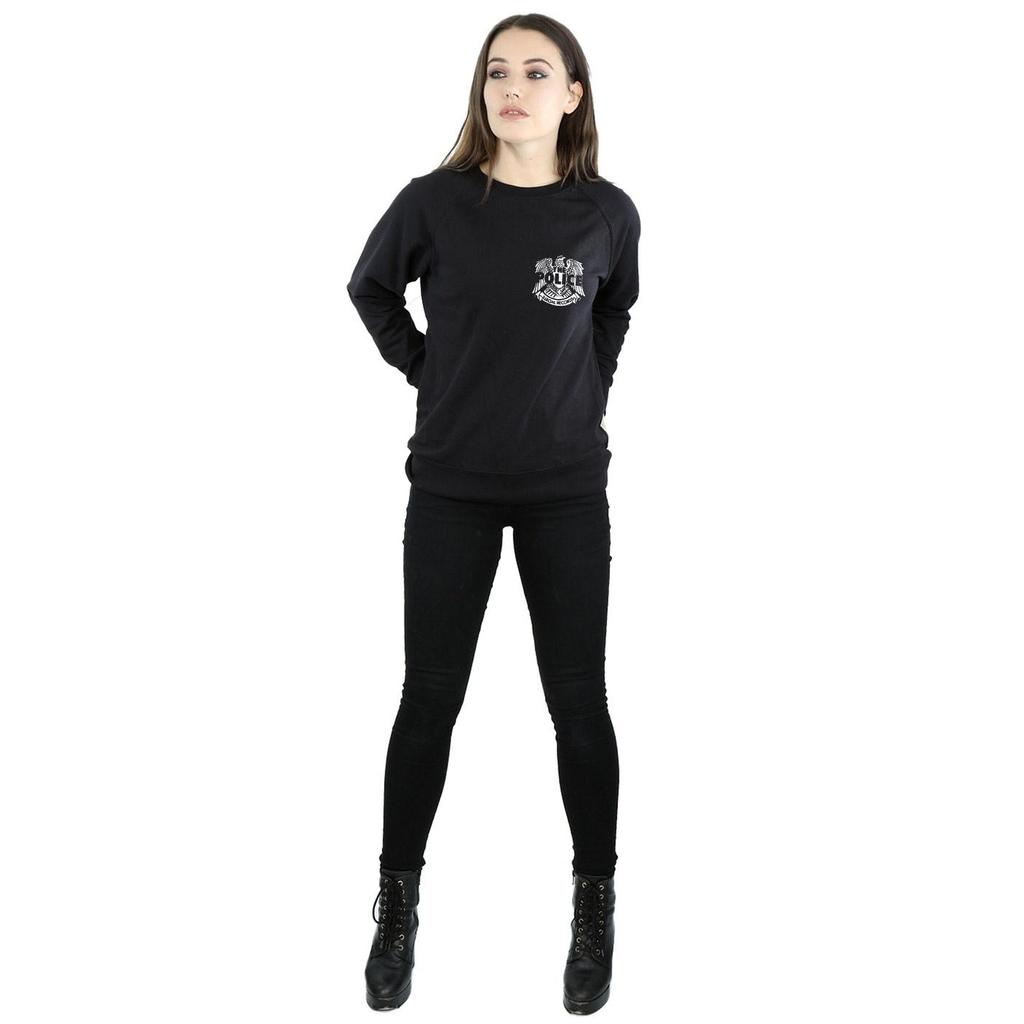 The Police Womens/Ladies Illegal Records Eagle Chest Sweatshirt