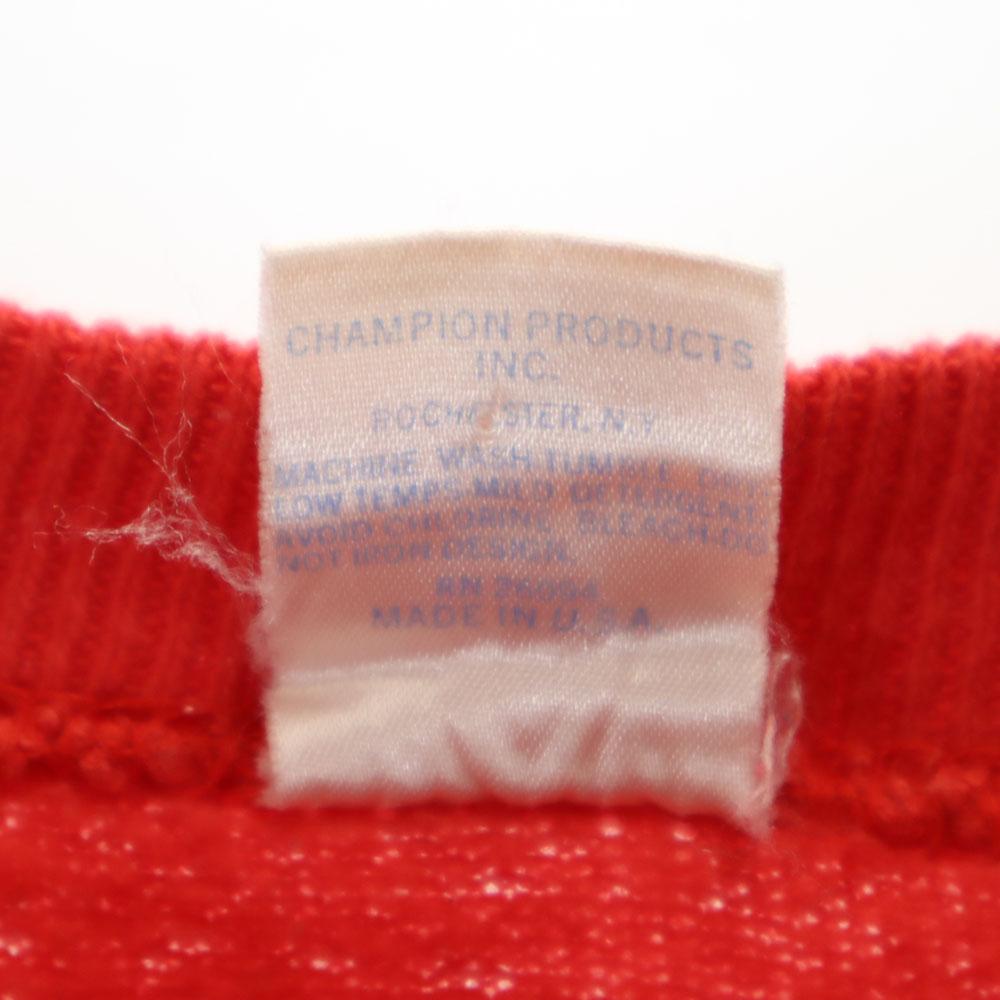 Champion 90-е Сделано в США Старая толстовка с длинным рукавом M Начес сзади Женская Б/У