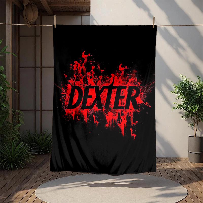 Dexter Flannel Blanket Soft Warm All-Season Throw, Design for Camping, Car Travel, Hiking Sofa, Bed, Office Perfect Gift for Parties