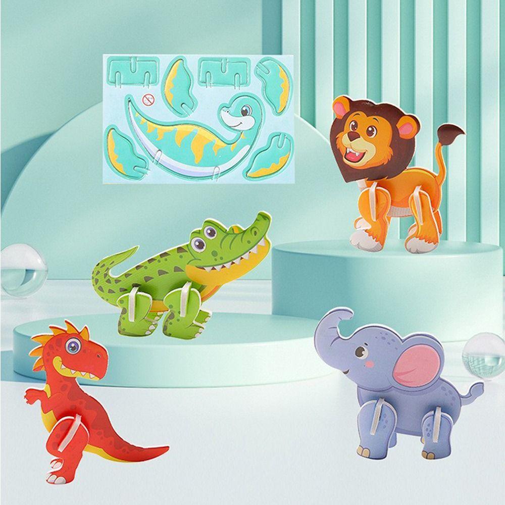 10 шт. DIY головоломка модель мини обучающая игрушка новая 3D бумажная головоломка детская