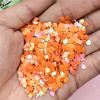 Hanmade Hollow Out Cute PVC Sequins Fashion 1000Pcs Resin Sequins Little Feet with 3.3*3.2mm DIY Acrylic Decorative Sequins