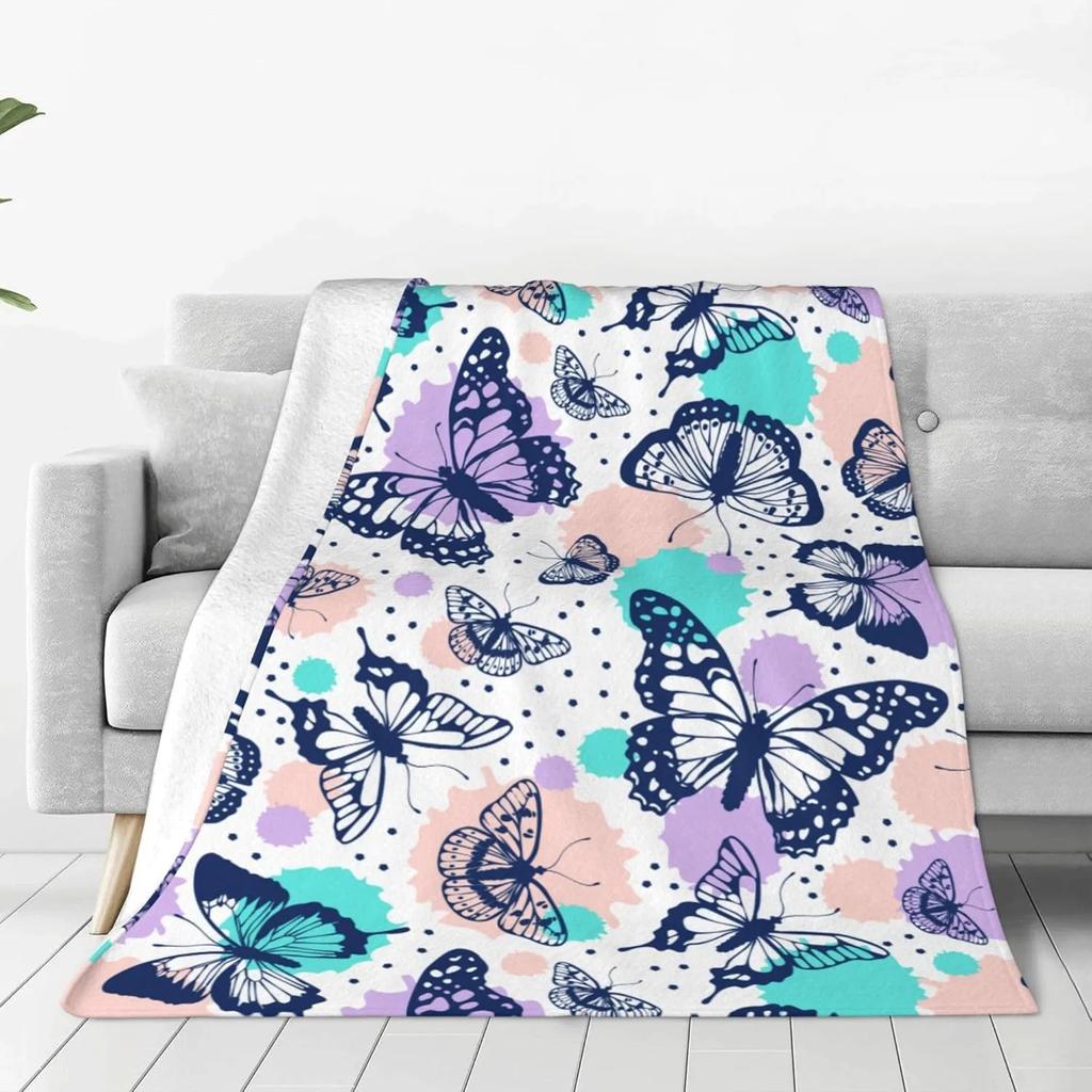 White Tiger Throw Thin Blanket Animals Printed Lightweight for Couch Home Decor Gift for Lion Tiger Elk Bears Dogs Cats Lovers