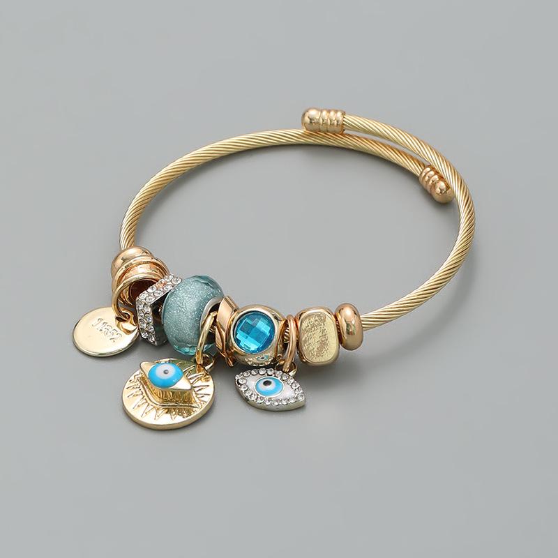 Браслеты панцзя в стиле бохо 2023 года: Украшения для глаз в европейском и американском стиле для женщин