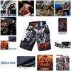 Муай-тай Кикбоксинг Бокс ММА UFC Повседневные Шорты Спортзал Спорт Унисекс Мужские Женские Фитнес Тренировка Быстросохнущие Принт Эластичная Талия Фитнес-тренировки