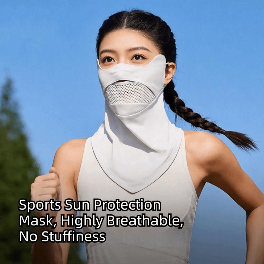 Breathable Sunscreen Mask Neck Anti UV Face Gini Mask Elastic Face Cover  Cycling