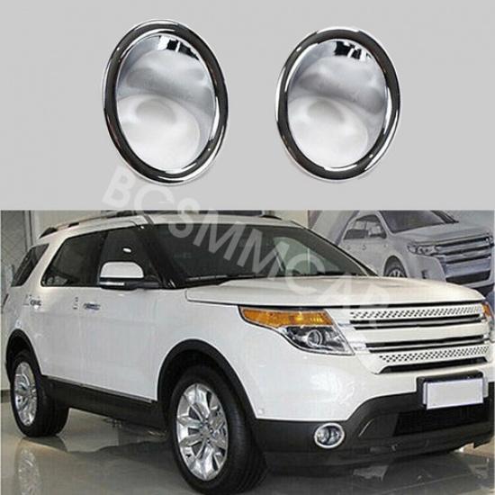 Пара подходит для Ford Explorer 2011-2015 Автомобильный противотуманный фонарь Рамка Световой Декоративная крышка