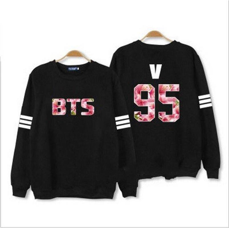 Bts in Bloom Kpop Jumper Kapuzenpullover Sweatshirt Hoodie Pullover Kostüme