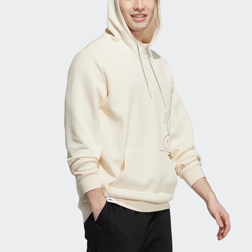 adidas Свитшоты Neo X SMILEY Мужские Кремовый С капюшоном Умеренный Обычный HE7956