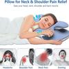Ergonomic Cervical Pillow Memory Foam Pillow Neck Pain Relief Comes With Ice Silk Pillowcase Adjustable  For Back Side Sleepers
